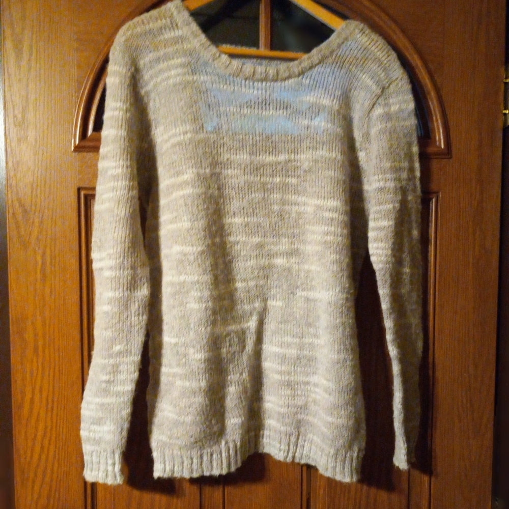 Rubbish lightweight low back sweater sand(light pink) Medium